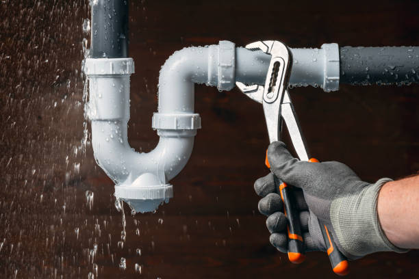 Professional Drain Cleaning technician working in Columbus, NJ